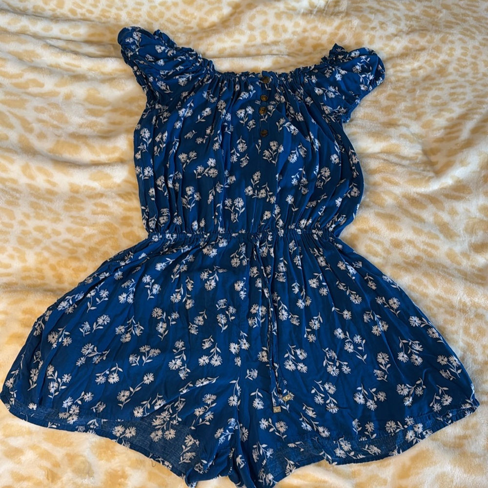 Kate Spade blue romper size M